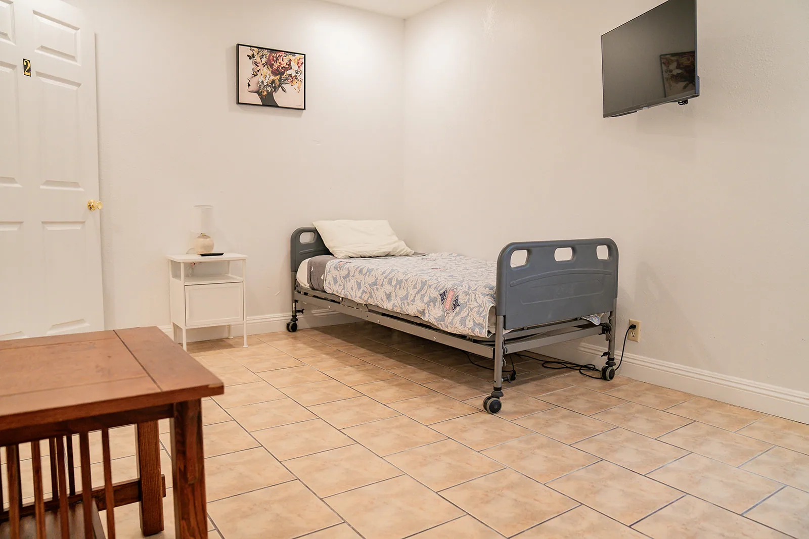 Private resident bedroom at ACME Group Home in Las Vegas